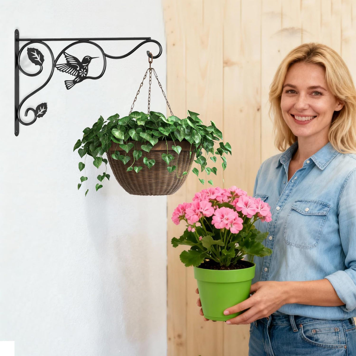 Aftermat 12-inch brackets install easily on wooden surfaces.