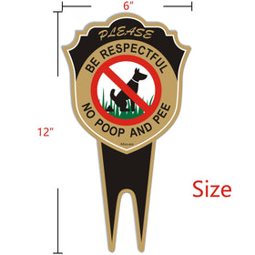 Afuven double sided yard sign clearly visible from all directions