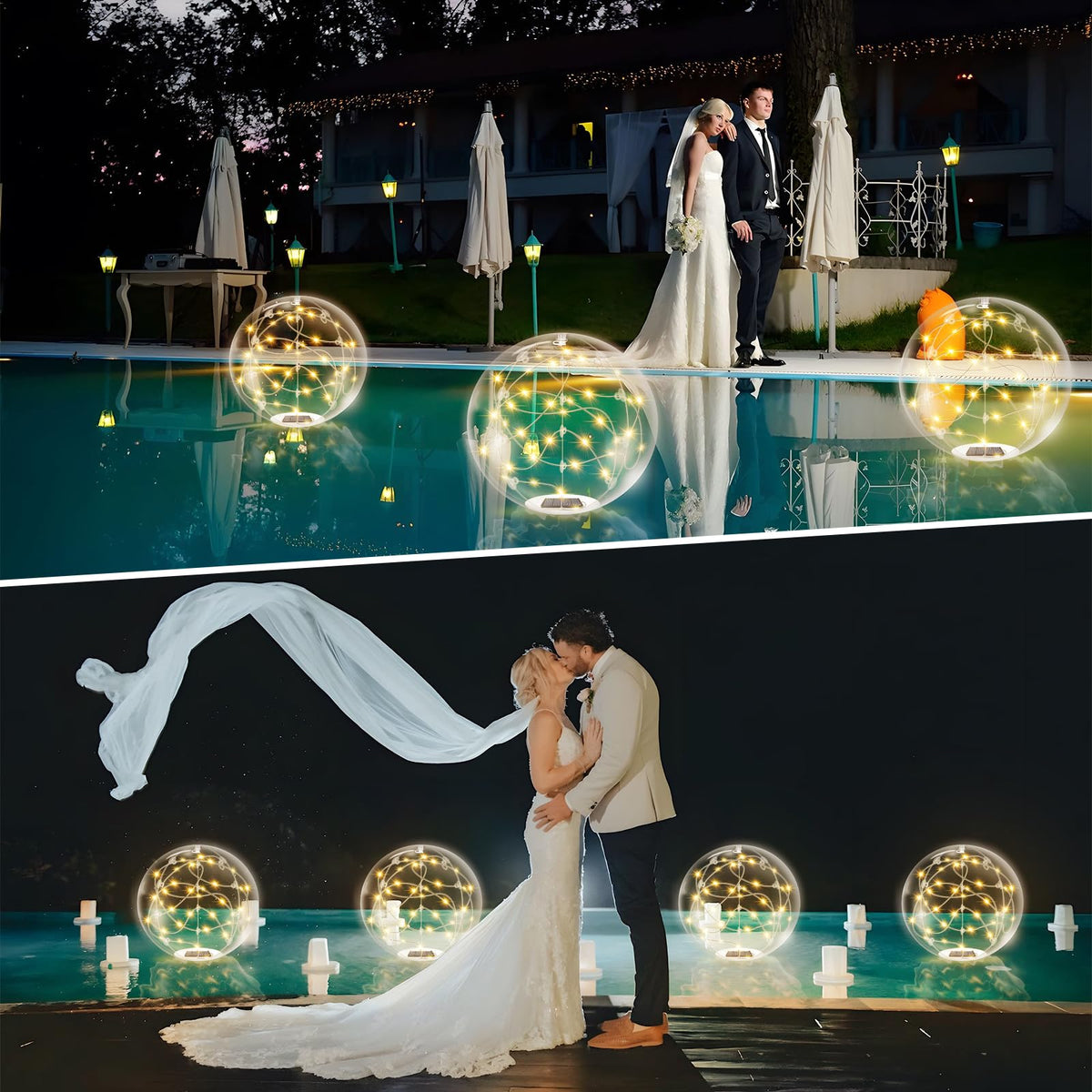 afzdby IP68 waterproof lights endure rain and splashes while keeping glow intact.