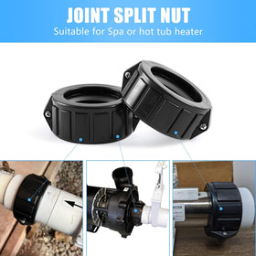 AFZZ durable spa parts split nut assembly for reliable connection