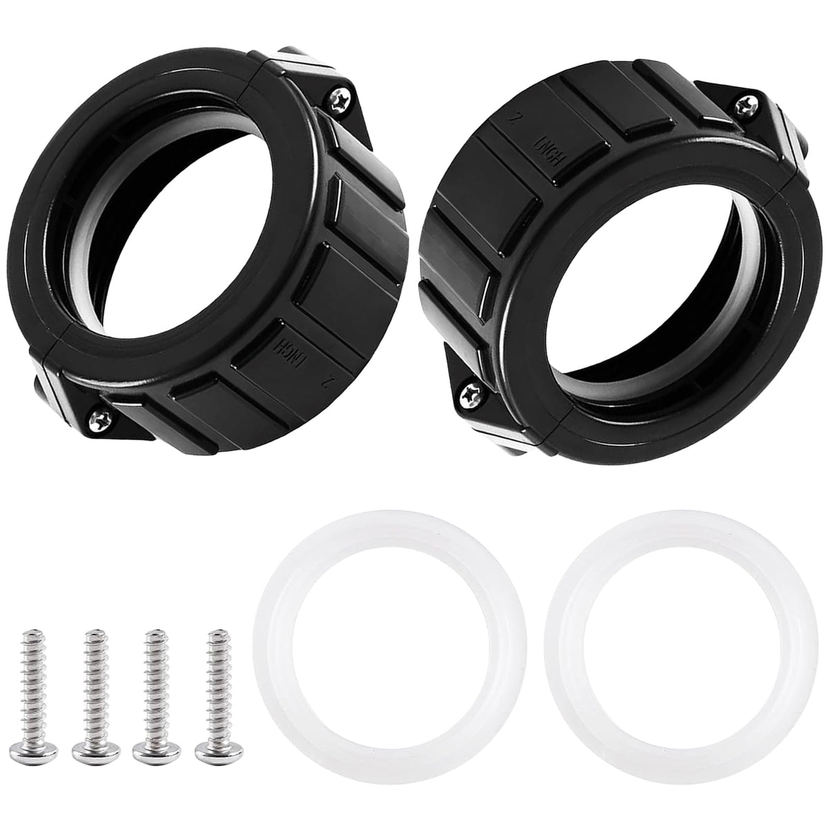 AFZZ spa heater split nut 2in with screws for quick leak repair