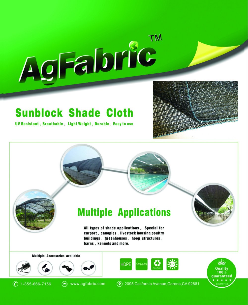 Agfabric cost-effective long-lasting garden shade for seasonal use.