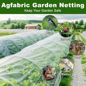 Versatile fencing option for deer and rabbits in pastures or orchards.