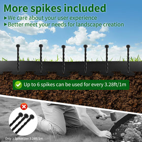 AggFencer no-dig installation demo showing quick landscape edging without soil disruption.