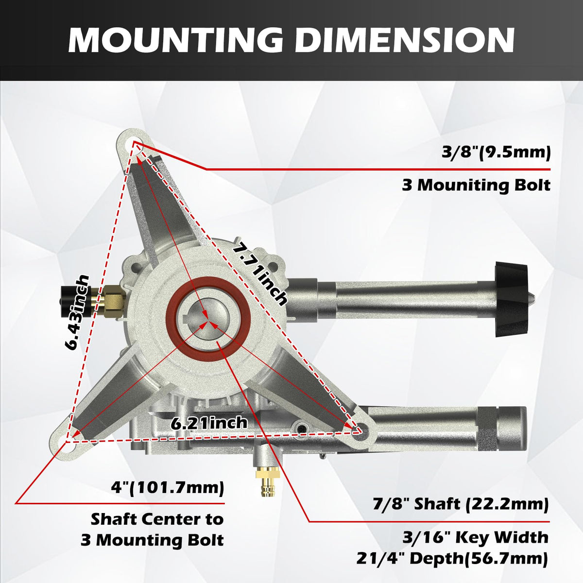 AgiiMan 7-8-inch shaft vertical pump head in use demonstrates steady performance.