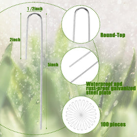 Agolctry J-stake with half-inch opening for drippers.
