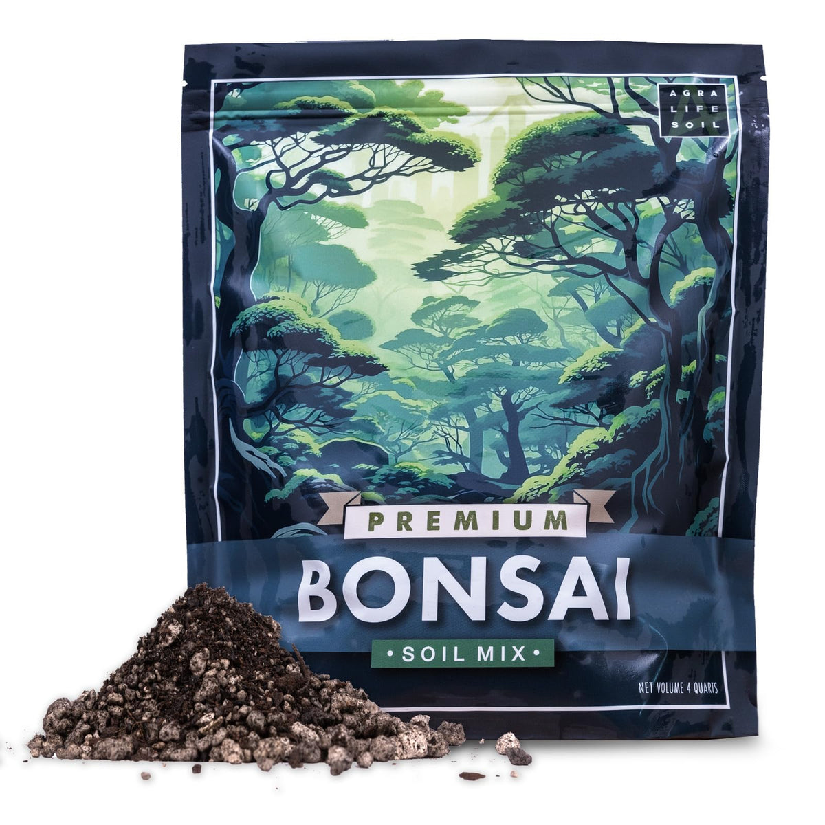 Agra Life bonsai soil bag with organic mix for healthy roots and easy potting.