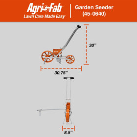 Agri-Fab 45-0640 adjustable row marker demonstrates precise row spacing