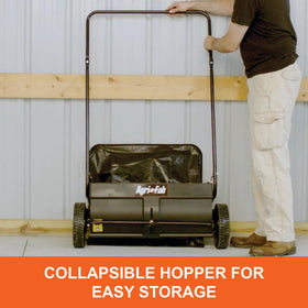 Agri-Fab adjustable brush height for precise debris depth control.