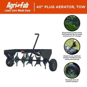 Agri-Fab universal hitch attachment for easy hookup