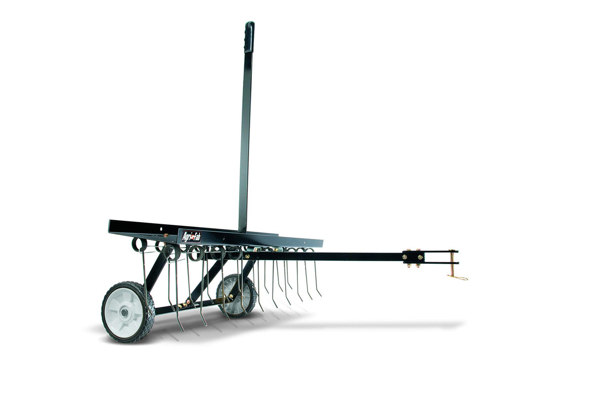 Agri-Fab 45-0294 dethatcher tray tines showing 20 spring tines for effective thatch removal