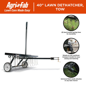 Agri-Fab 45-0294 dethatcher USA-made durable lawn care tool