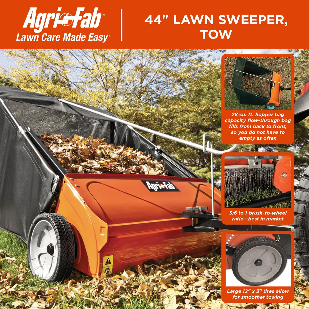 Agri-Fab 45-0492 compact storage folded design