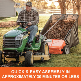 Agri-Fab 45-0492 quick-assembly process shown in under 30 minutes