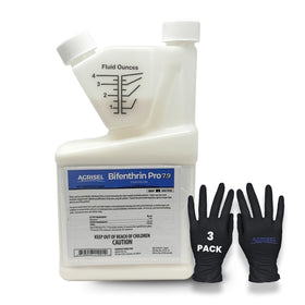 Agrisel Bifenthrin Pro 7.9 bottle ready for broad pest control in lawns and gardens.