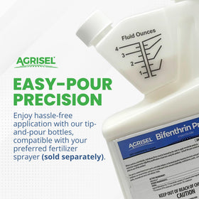 Close-up label of Agrisel Bifenthrin Pro 7.9 with usage directions.