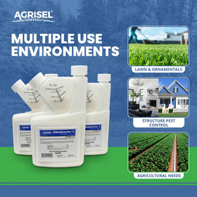 Agrisel Bifenthrin Pro 7.9 packaging shows clear label directions for safe use.