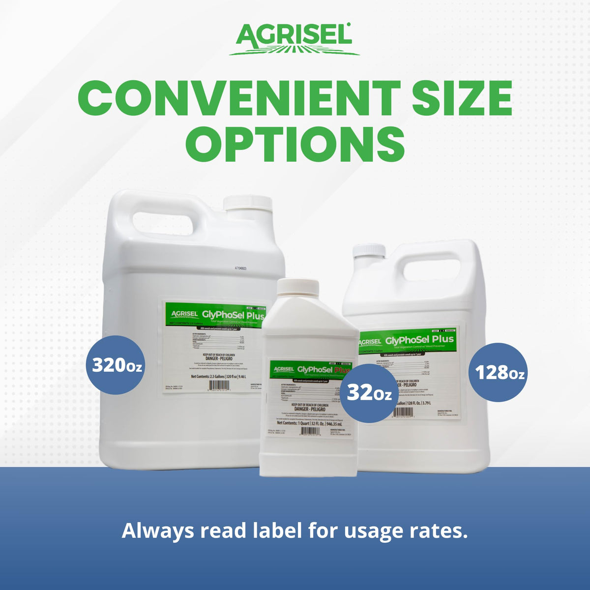 Measuring 7.4 oz GlyPhoSel Plus for mixing with water