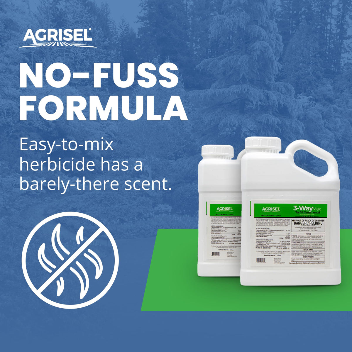 Agrisel protective gloves included for safe handling during use.