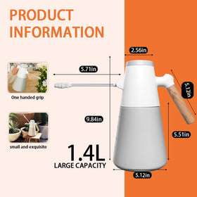 Agrizone Minimalist white design sprayer adds style to home gardening.