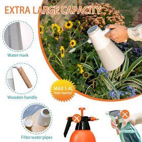Agrizone Wood-grain handle design for comfortable grip during plant care.