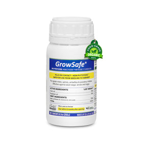 AgroMagen GrowSafe bottle front view for organic pest protection
