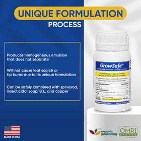 AgroMagen GrowSafe bottle pour demonstrates easy mixing for garden use