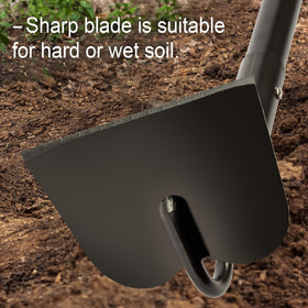 AgroPro hoe blade with rust-resistant coating withstands outdoor conditions.