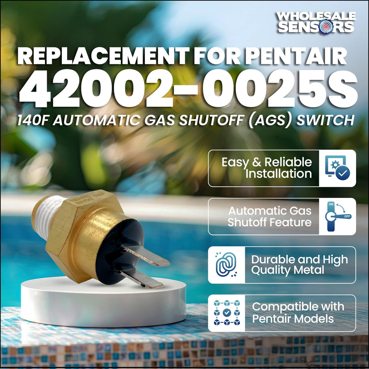 AGS switch closeup highlighting quick response and durability