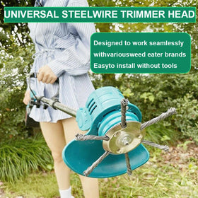 AGSWE edge-friendly head for corners, moss removal, and between pavements.