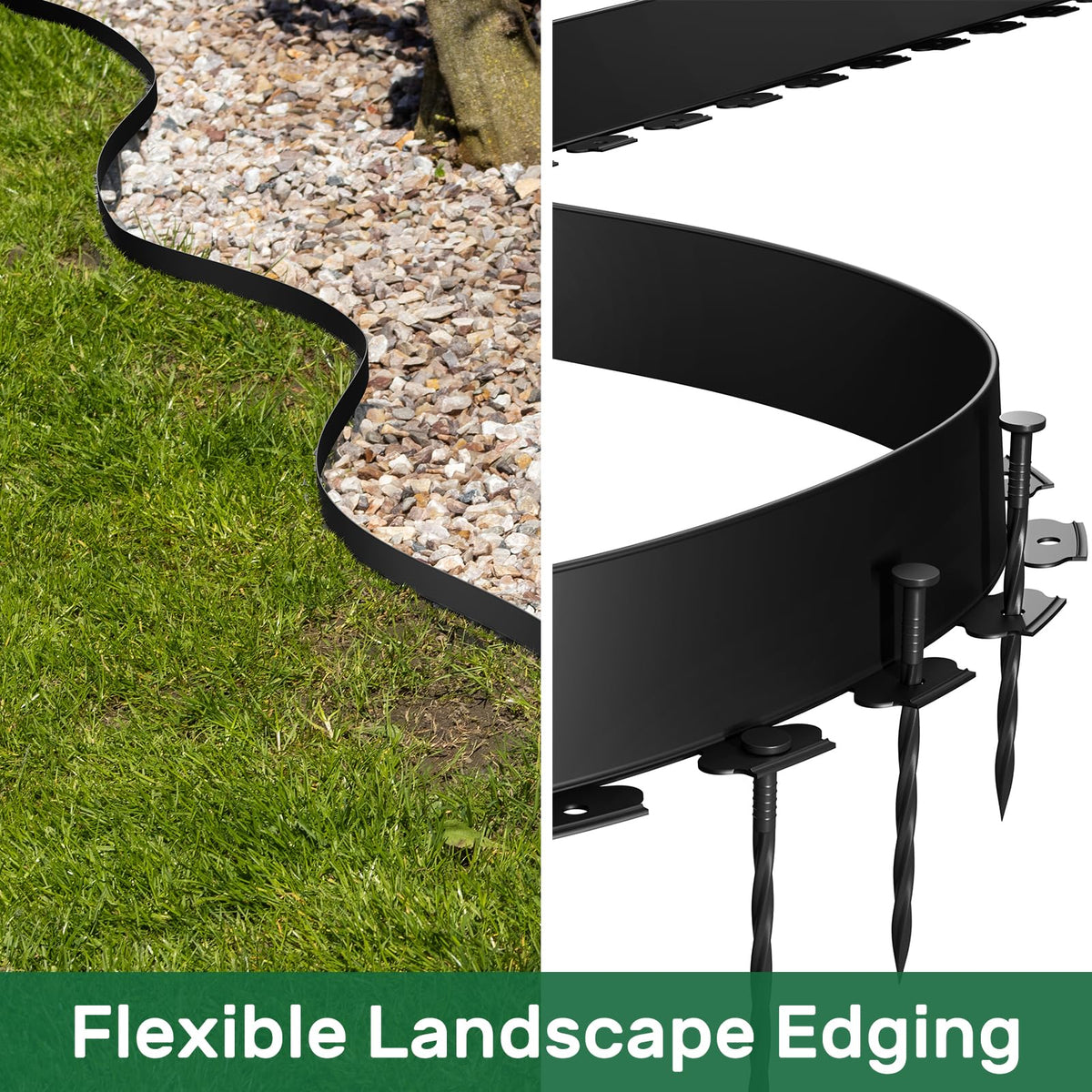 AGTEK 3-inch border demonstrates durable edging for yard borders