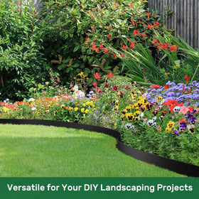 AGTEK border for lawn and flower bed creates distinct zones