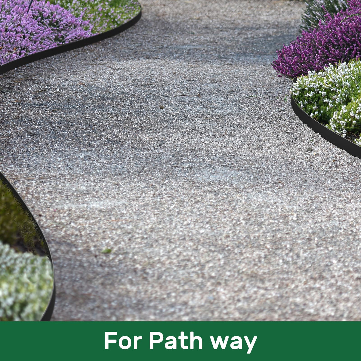 AGTEK border kit supports weed fabric and tidy garden spaces.