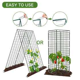 Two-panel foldable design with spring junction for easy storage