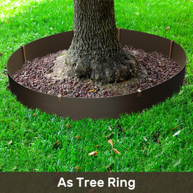 AGTEK landscape edging is ideal for flower beds and sidewalks