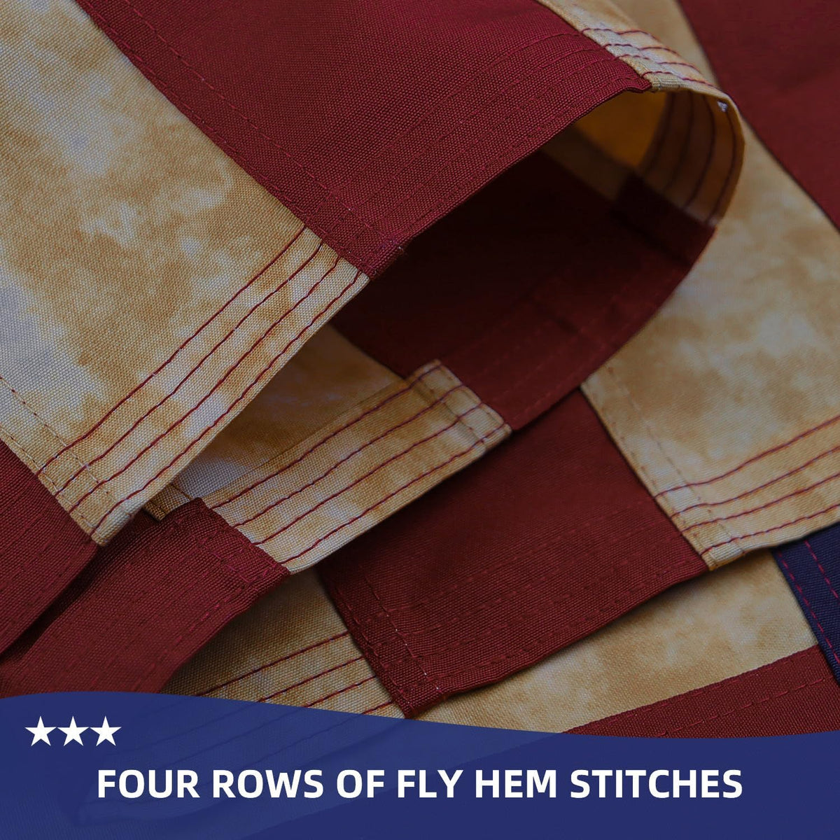 AGUIFLGS flag with brass grommets for secure hanging