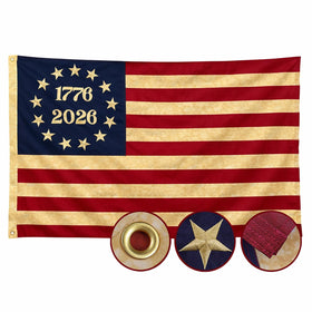 AGUIFLGS USA flag with brass grommets for outdoor display