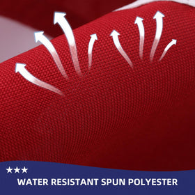 AGUIFLGS flag with four-row stitching to boost durability outdoors.