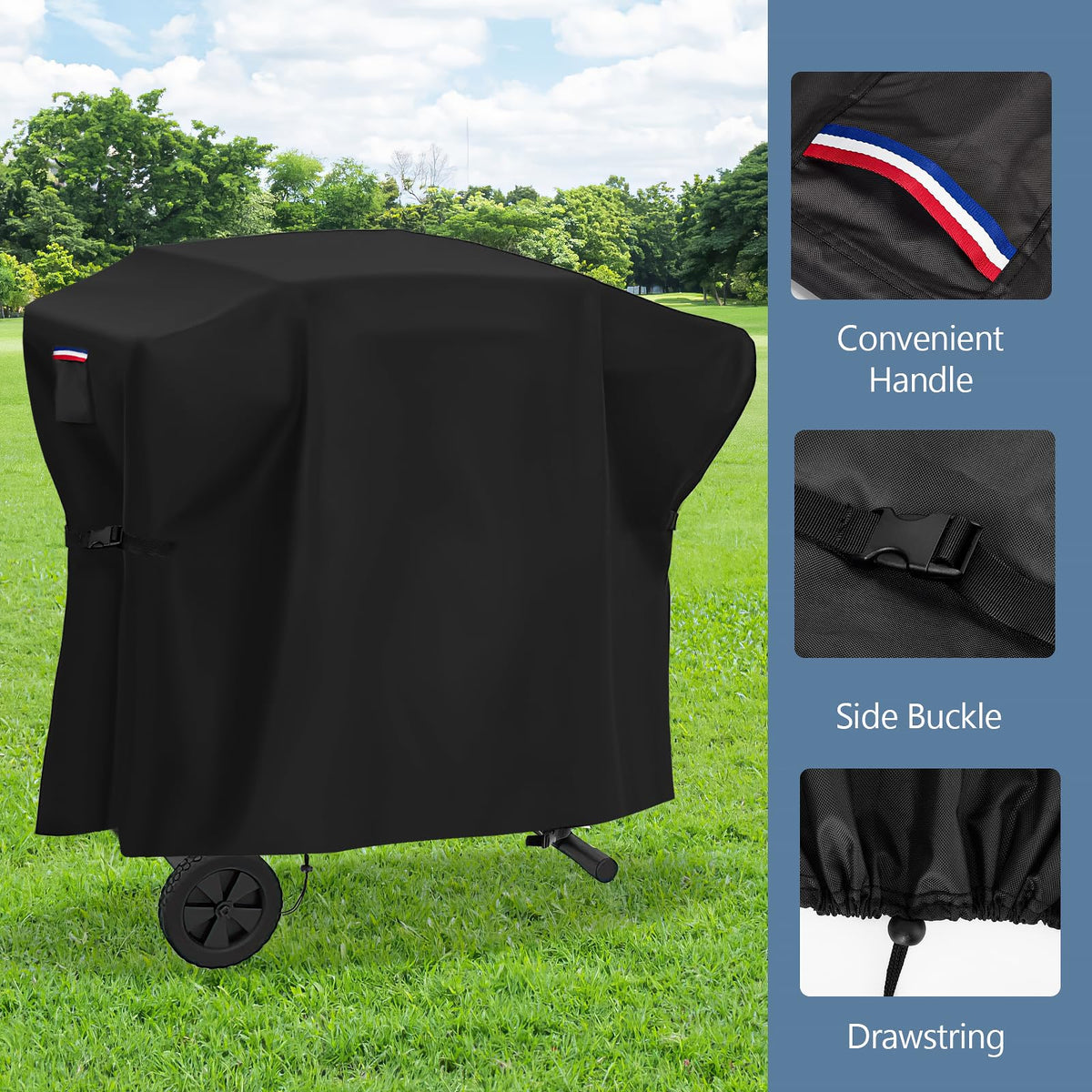 Cover dimensions 41x25x37 inches ensure a precise, snug fit