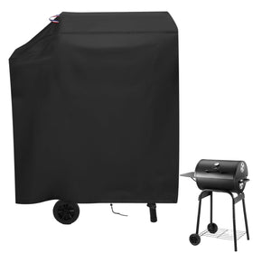 Agustone grill cover for DNKMOR barrel with side table showing snug fit