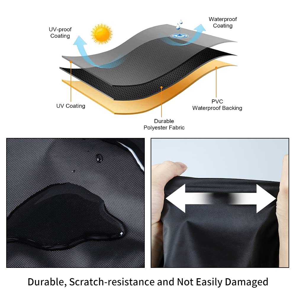 Agustone grill cover all-weather water-resistant shield against rain snow and dust.