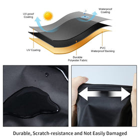 Agustone grill cover all-weather water-resistant shield against rain snow and dust.