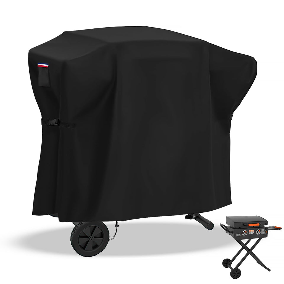 Agustone grill cover for Blackstone 2350 protects the 22-inch griddle from rain and dust