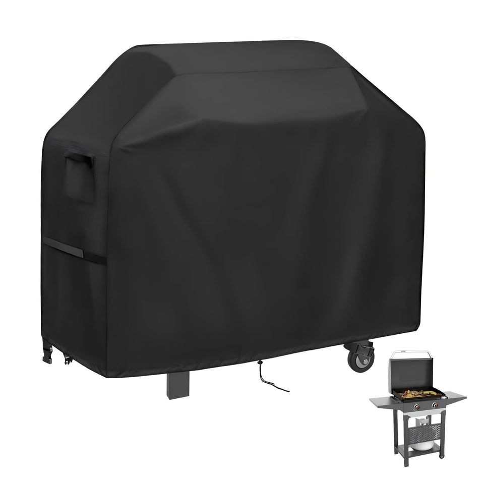 Agustone Pro Series 22in grill cover top view protects from weather and dust.