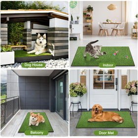 The aHeemo portable dog potty mat is ideal for travel and outdoor use.