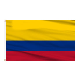 AhfuLife Colombia flag 3x5ft front view with vivid outdoor-ready colors
