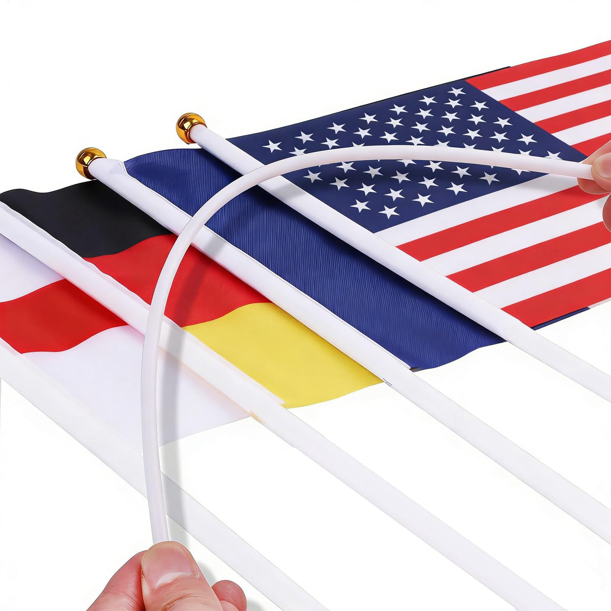 AhfuLife durable polyester flags resist weather for long-lasting outdoor decorations.