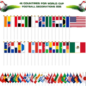 AhfuLife flag pole 11-8 in enables comfortable handheld use during events.