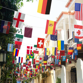 AhfuLife includes 48 World Cup country flags for match-day energy.