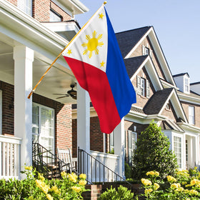 AhfuLife Philippines flag displayed on wall or dorm for indoor decor